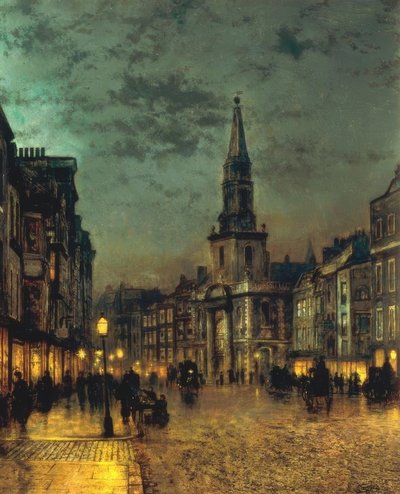 ब्लैकमैन स्ट्रीट, बरो, लंदन द्वारा John Atkinson Grimshaw