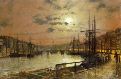 Whitby, द्वारा जॉन एटकिन्सन ग्रिम्शॉ