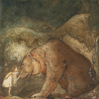 गरीब थोड़ा भालू !, 1912 द्वारा John Bauer
