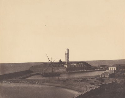 हार्बर, अल्जीरिया में नाव, 1853-54। द्वारा जॉन बेस्ली ग्रीन