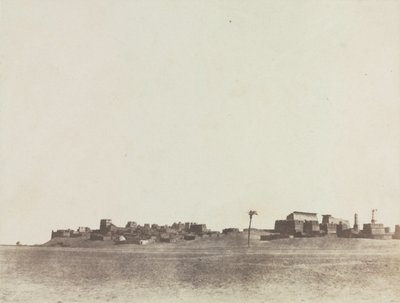 लक्सर का दृश्य, 1854। द्वारा जॉन बेस्ली ग्रीन