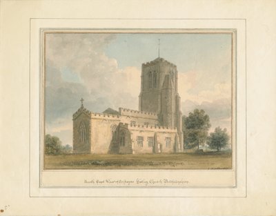 बेडफोर्डशायर - कॉकेन हैटली चर्च, 1817 द्वारा जॉन बकलर