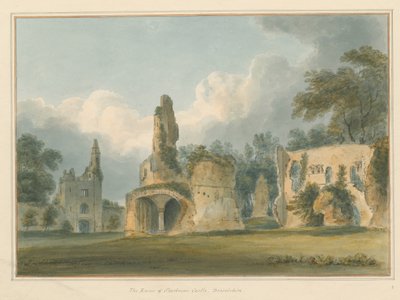डोर्सेट - शेरबोर्न - महल के खंडहर, 1802 द्वारा जॉन बकलर