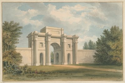 लीसेस्टरशायर - गोप्सल हाउस - द गेटवे, 1820 द्वारा जॉन बकलर