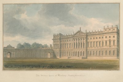 नॉटिंघमशायर - वर्क्सॉप - मैनर हाउस, 1813 द्वारा जॉन बकलर