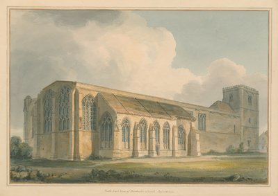 ऑक्सफ़ोर्डशायर - डोरचेस्टर चर्च, 1803 द्वारा जॉन बकलर