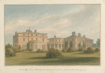 ऑक्सफ़ोर्डशायर - मिडलटन स्टोनी हाउस, 1827 द्वारा जॉन बकलर