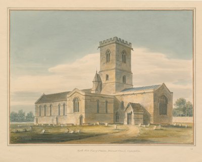 ऑक्सफ़ोर्डशायर - स्टैंटन हारकोर्ट चर्च, 1803 द्वारा जॉन बकलर