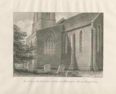 पटिंघम चर्च - ईस्ट विंडो: सीपिया ड्राइंग, 1846 द्वारा जॉन बकलर