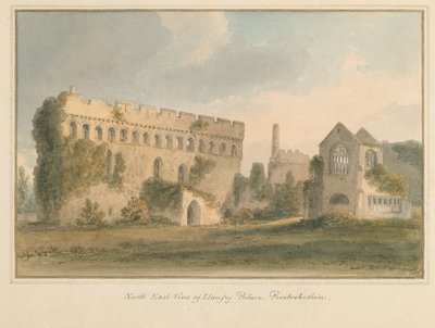 वेल्स - पेम्ब्रोकशायर - लल्नफ़ी पैलेस, 1815 द्वारा जॉन बकलर