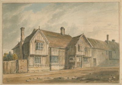 वार्विकशायर - स्ट्रैटफ़ोर्ड - शेक्सपियर हाउस, 1826 द्वारा जॉन बकलर