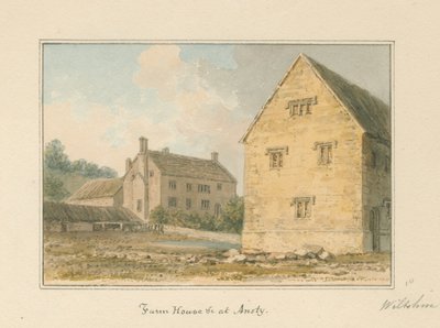 विल्टशायर - एंस्टी - फार्म हाउस, 1817 द्वारा जॉन बकलर