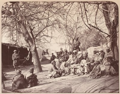 जलालाबाद शहर में एक सड़क दृश्य, 1878 द्वारा जॉन बर्क