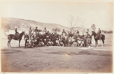 ; सहायक एडजुटेंट जनरल के साथ प्रोवोस्ट-मार्शल और स्टाफ , 1879 लगभग द्वारा जॉन बर्क
