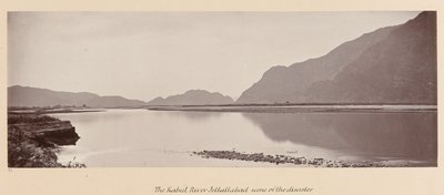  काबुल नदी, जललाबाद, आपदा का दृश्य , 1879 द्वारा जॉन बर्क