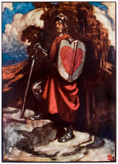 इस दुनिया से तीर्थयात्रियों की प्रगति से श्री ग्रीयरट्ट, जो जॉन ब्यान (1628-1688) द्वारा आने वाला है, चित्रण बायम शॉ (1872-1919), महान-हृदय, ईसाई धर्म रक्षक और वफादार साथी द्वारा जॉन बयम लिस्टन शॉ