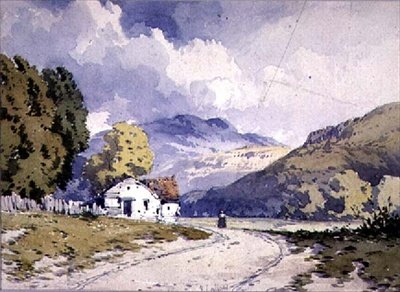 एक पहाड़ी लैंडस्केप द्वारा John Callow
