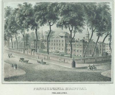 पेंसिल्वेनिया अस्पताल, 1838 द्वारा जॉन कैस्पर वाइल्ड