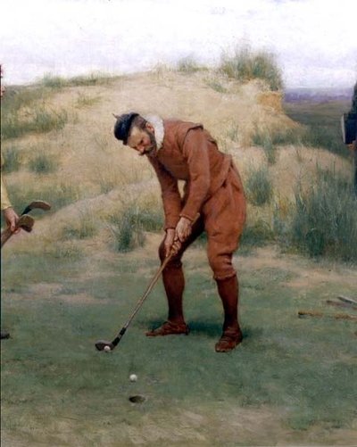 उपदेश के समय के दौरान, गोल्फर का विस्तार, 1896 द्वारा जॉन चार्ल्स डॉलमैन