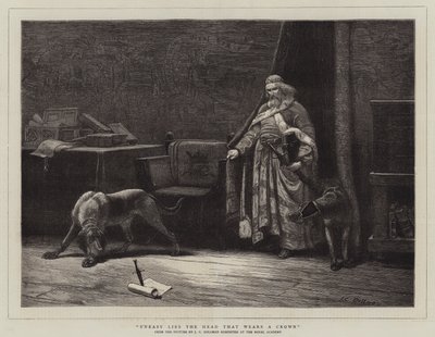 असहज लिय्स दैट दैट वाट्स ए क्राउन द्वारा John Charles Dollman