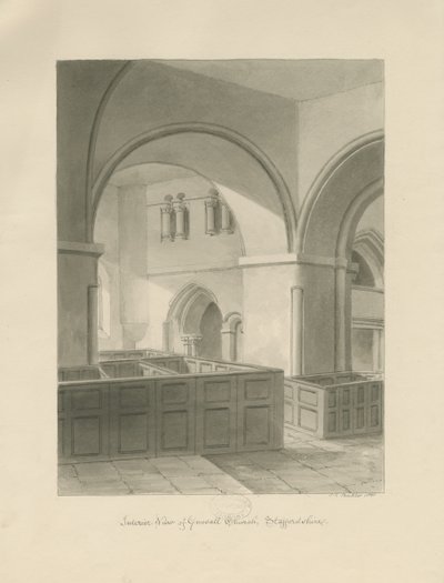 फोर्टन - एक्वालेट हॉल: उत्कीर्णन, एन डी [1653-1686] (प्रिंट) द्वारा जॉन चेसेल बकलर