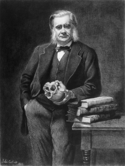 थॉमस हेनरी हक्सले (1825-95) लियोपोल्ड फ्लैमेंग (1831-1911) 1885 द्वारा उत्कीर्ण द्वारा जॉन कोलियर