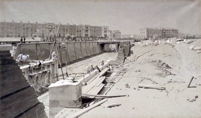 हम्पस्टेड रोड ब्रिज, कैमडेन की ओर से, 11 अगस्त 1836 (कागज पर पेन और स्याही और वॉश) द्वारा जॉन कुक बोर्न