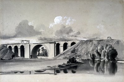 शेरोवेट विडक्ट, कोवेंट्री के पास, 27 जुलाई 1837 (कलम और स्याही और कागज पर धो) द्वारा जॉन कुक बोर्न