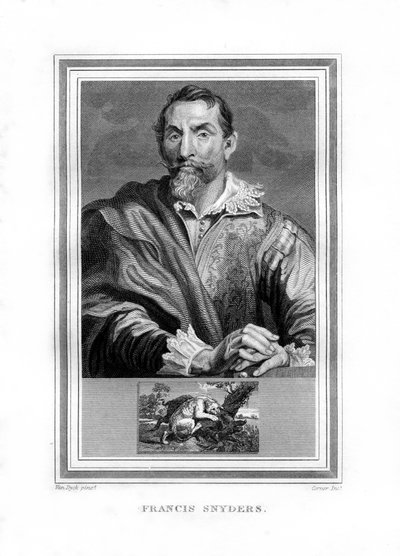 फ्रैंस स्नीडर्स, फ्लेमिश बारोक युग चित्रकार, 1825। द्वारा जॉन कॉर्नर