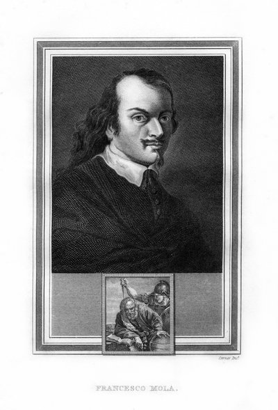 पियर फ्रांसेस्को मोला, इतालवी बारोक चित्रकार, 1825। द्वारा जॉन कॉर्नर