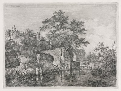 न्यू मिल्स, 1813 का मोर्चा। द्वारा जॉन क्रोम