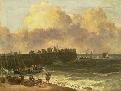 यरमाउथ जेट्टी, c.1810 द्वारा जॉन क्रोम