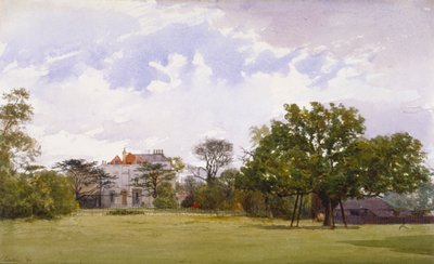 बुर्ज हाउस, लैम्बेथ, लंदन, 1880 का साइड व्यू द्वारा जॉन क्रोथर