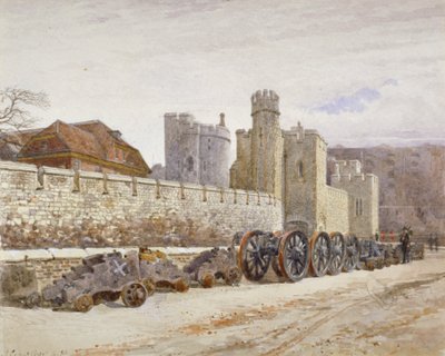टॉवर ऑफ़ लंदन, स्टेपनी, लंदन, 1883 द्वारा जॉन क्रोथर