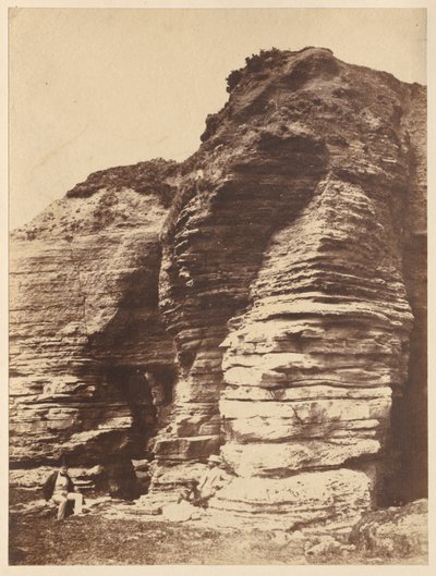 टॉर्के इंग्लैंड के पास लिवरमेड में चट्टानें, सी। 1852। द्वारा जॉन डिल्विन लेलेवेन