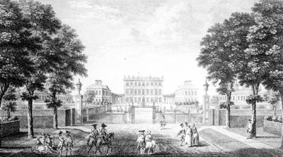 1753 में काउंटी के बाइडेन में मेडेनहेड ब्रिज के पास क्लीवेन हाउस द्वारा जॉन डोनोवेल