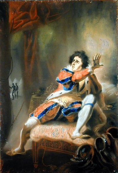 जॉन फिलिप केम्बले (1757-1823) - शेक्सपियर के रिचर्ड III (वेल्लम पर पेस्टल) द्वारा जॉन एकस्टीन