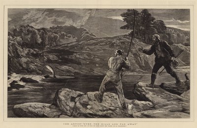 द आर्टिस्ट ओवर द हिल्स और सुदूर दूर द्वारा John Evan Hodgson