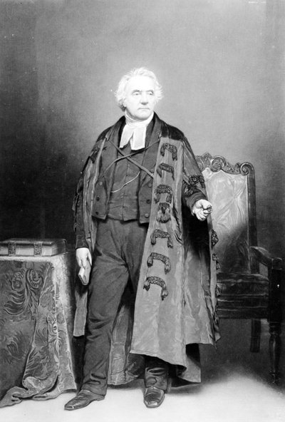 जेम्स फेल द्वारा उत्कीर्ण थॉमस चाल्मर्स, 1849 (मेजोटोटिन) द्वारा जॉन फ़ेड
