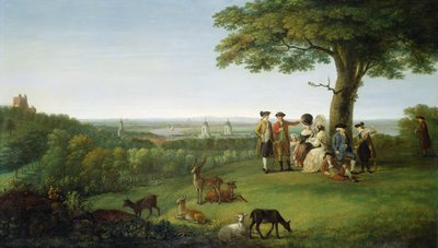 वन ट्री हिल, ग्रीनविच, लंदन के साथ दूरी, 1779 में द्वारा John Feary