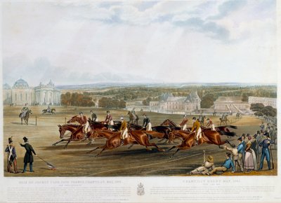 1841 में प्रिक्स डू जॉकी क्लब ए चैन्टिली जॉन फ्रेडरिक हेरिंग (1795-1865) द्वारा प्रिंट करें (ईसी.इंग्ल।) द्वारा जॉन फ्रेडरिक हेरिंग सीनियर