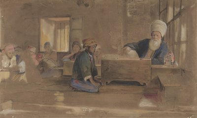 अरब स्कूल, 1841-51। द्वारा जॉन फ्रेडरिक लुईस