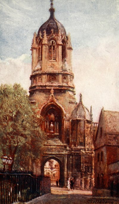 टॉम टॉवर, क्राइस्ट चर्च कॉलेज, 1903 द्वारा जॉन फुललीवे