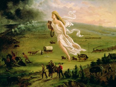 अमेरिकी प्रगति, 1872 द्वारा John Gast