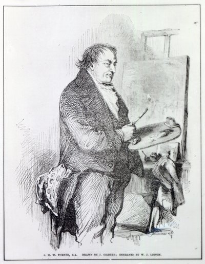 जोसेफ मैलॉर्ड विलियम टर्नर, WJ लिंटन द्वारा उत्कीर्ण, c.1837 (उत्कीर्णन) द्वारा जॉन गिल्बर्ट