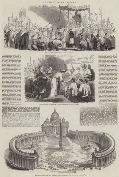 रोम में पवित्र सप्ताह द्वारा जॉन गिल्बर्ट