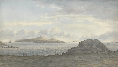 सेंट डेविड्स हेड, पेम्ब्रोकशायर, c.1805 (wc पेपर पर) द्वारा जॉन ग्लोवर