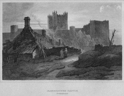 बम्बोरो कैसल, नॉर्थम्बरलैंड, 1814 द्वारा जॉन ग्रेग