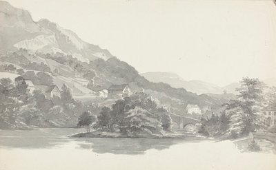 ब्रिज, लेक डिस्ट्रिक्ट, Cumbria (wc कागज पर) द्वारा जॉन हार्डन