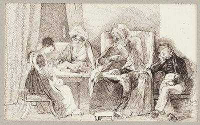 बीमार और आराम, 1824 द्वारा जॉन हार्डन